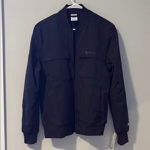 Champion Black Men's Lightweight Bomber Jacket